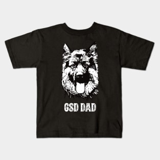 German Shepherd Dog Dad Kids T-Shirt